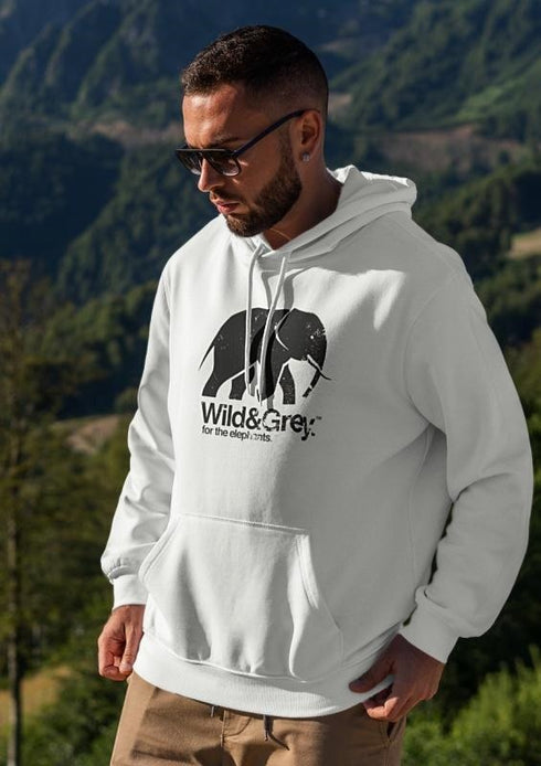 Elephant Tusker - Over Head Mens Hoodie